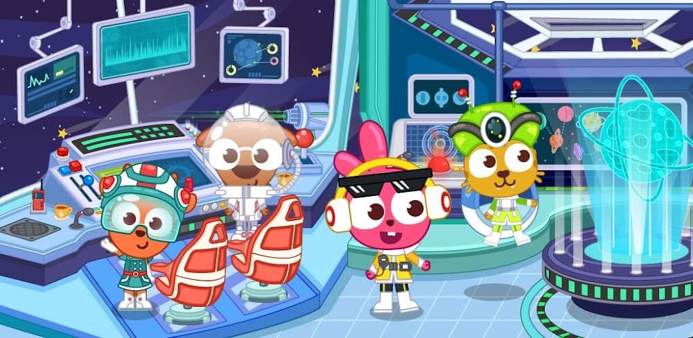Papo Town Spaceship gameplay screenshot 1