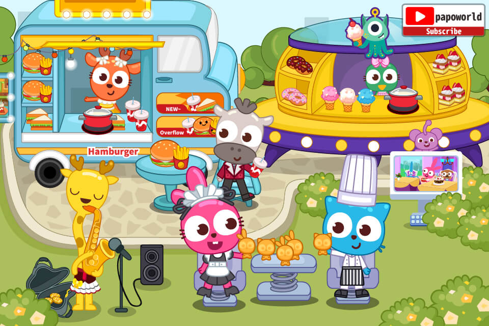 Papo Town Restaurant gameplay screenshot 2