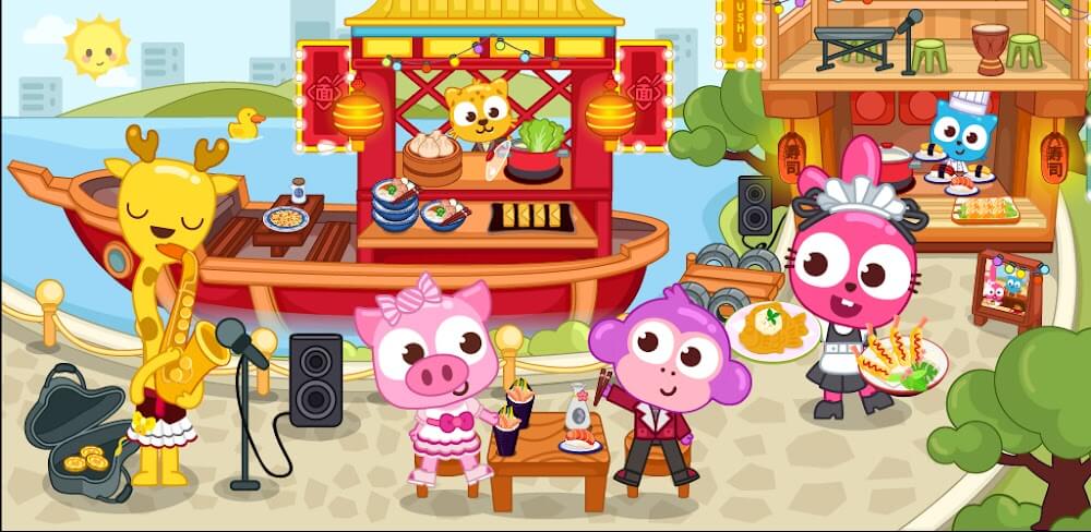 Papo Town Restaurant gameplay screenshot 1