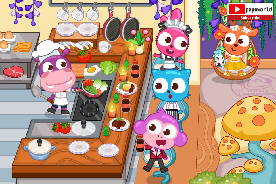 Papo Town Restaurant gameplay screenshot 4