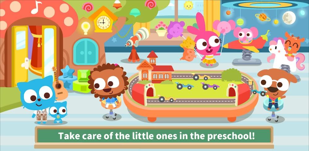 Captura de pantalla del gameplay de Papo Town Preschool 1