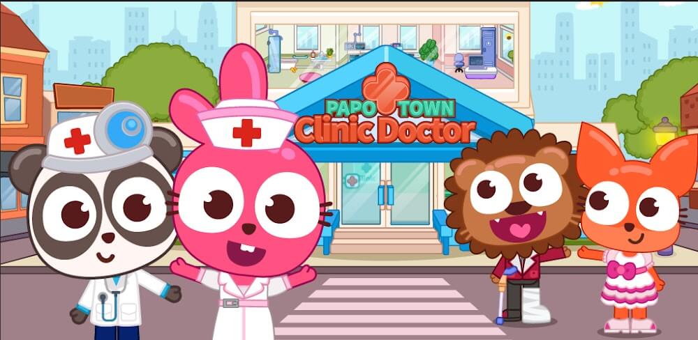 Captura de pantalla de la jugabilidad de Papo Town Clinic Doctor 1