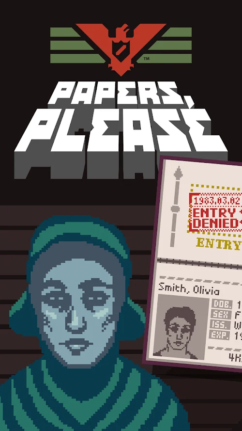 Tangkapan layar gameplay Papers Please 2