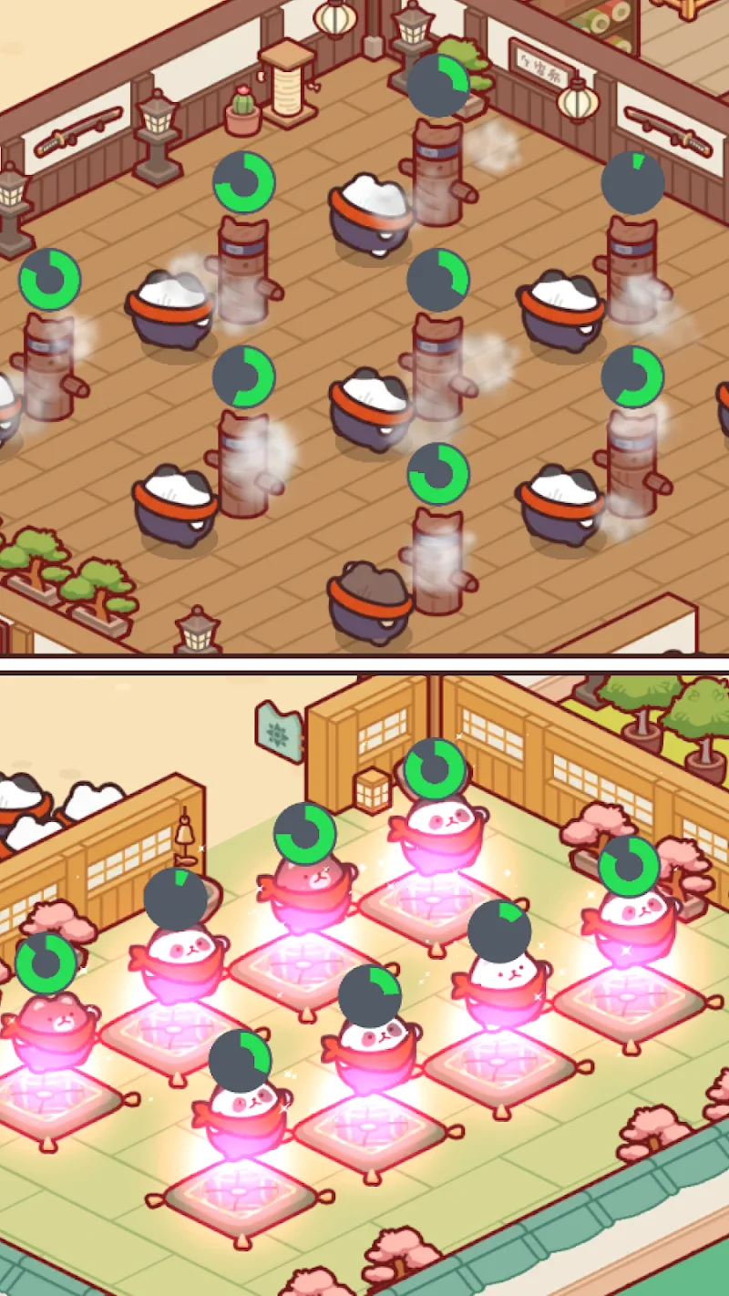 Captura de tela de jogabilidade 4 de Panda Ninja School