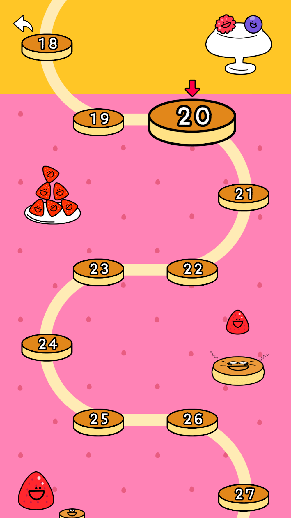 Tangkap layar dalam game Pancake Tower Decorating 4