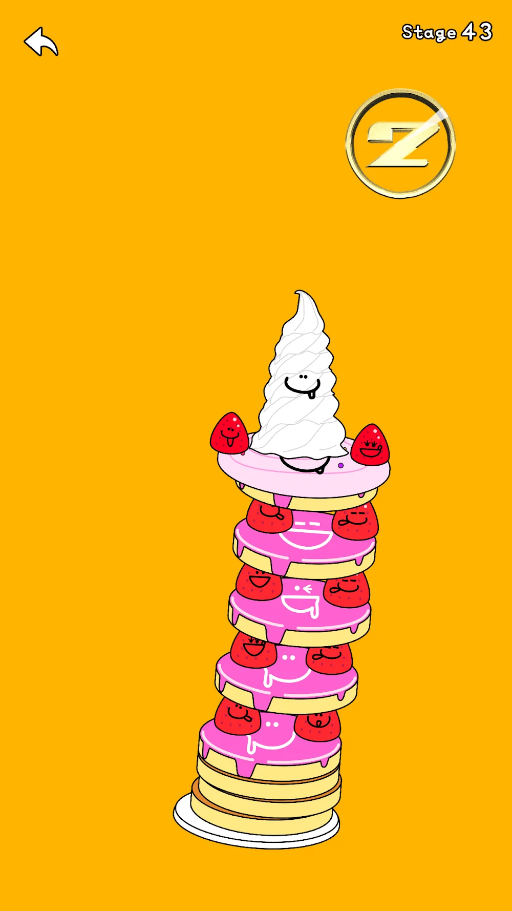 Tangkap layar dalam game Pancake Tower Decorating 5