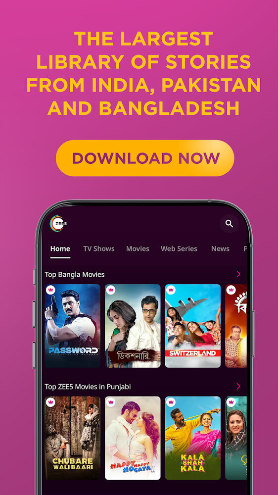 ZEE5 tangkapan layar 6