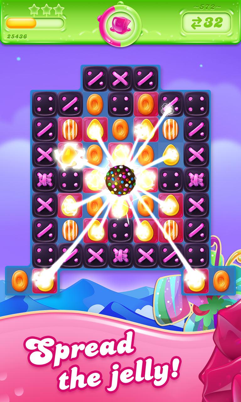 Captura de pantalla de Candy Crush Jelly Saga 2