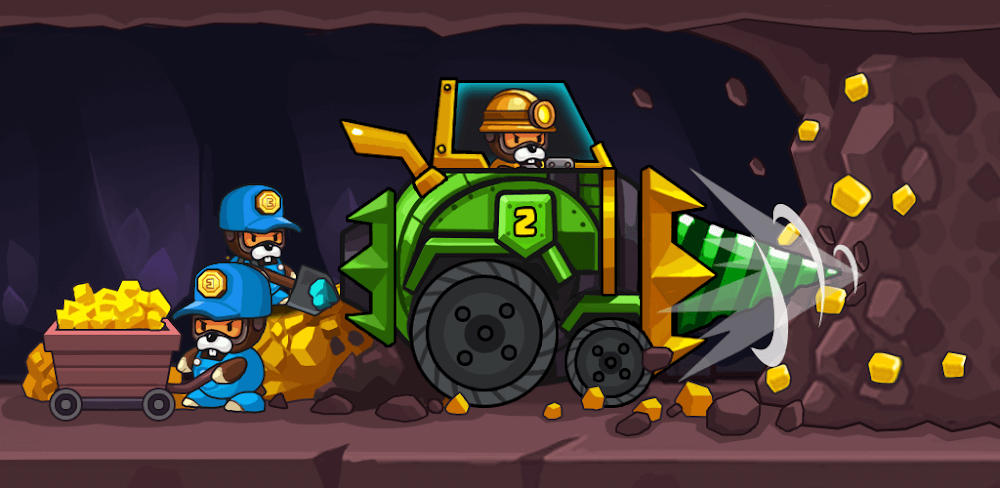 Captura de pantalla 1 de Popo Mine: Idle Mineral Tycoon