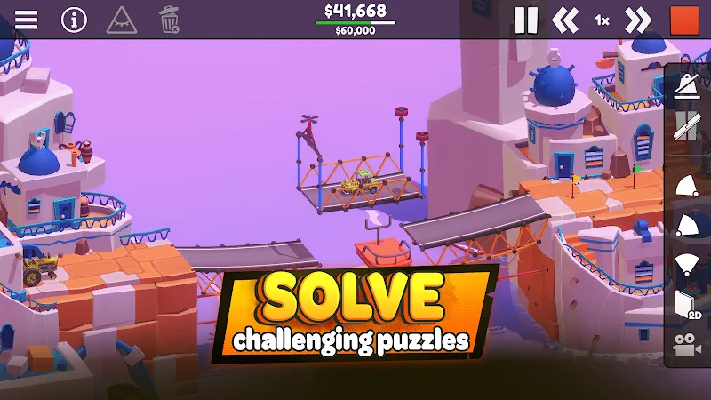 Vista previa de jugabilidad 2 de Poly Bridge 3