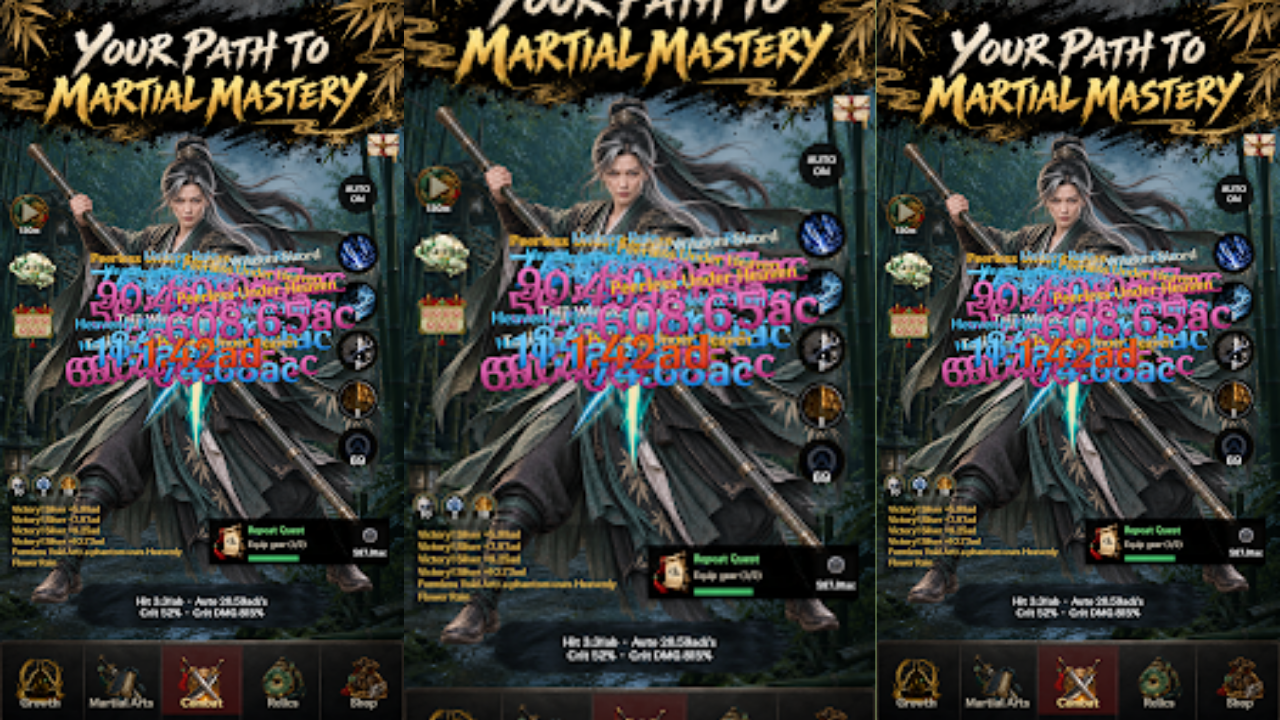 Captura de pantalla de Murim Master: Idle RPG 1