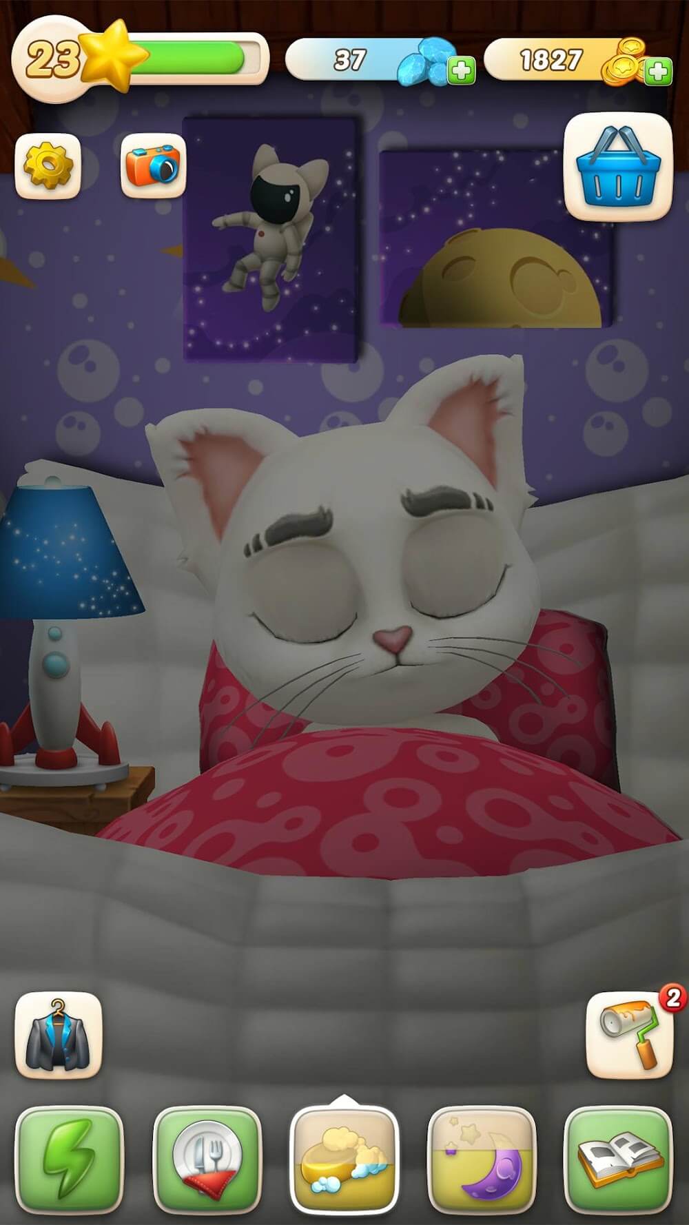 Tangkapan layar gameplay Oscar the Cat 2
