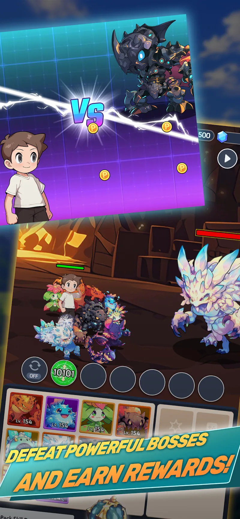 PackMon Idle: Trainer Simulator screenshot 6