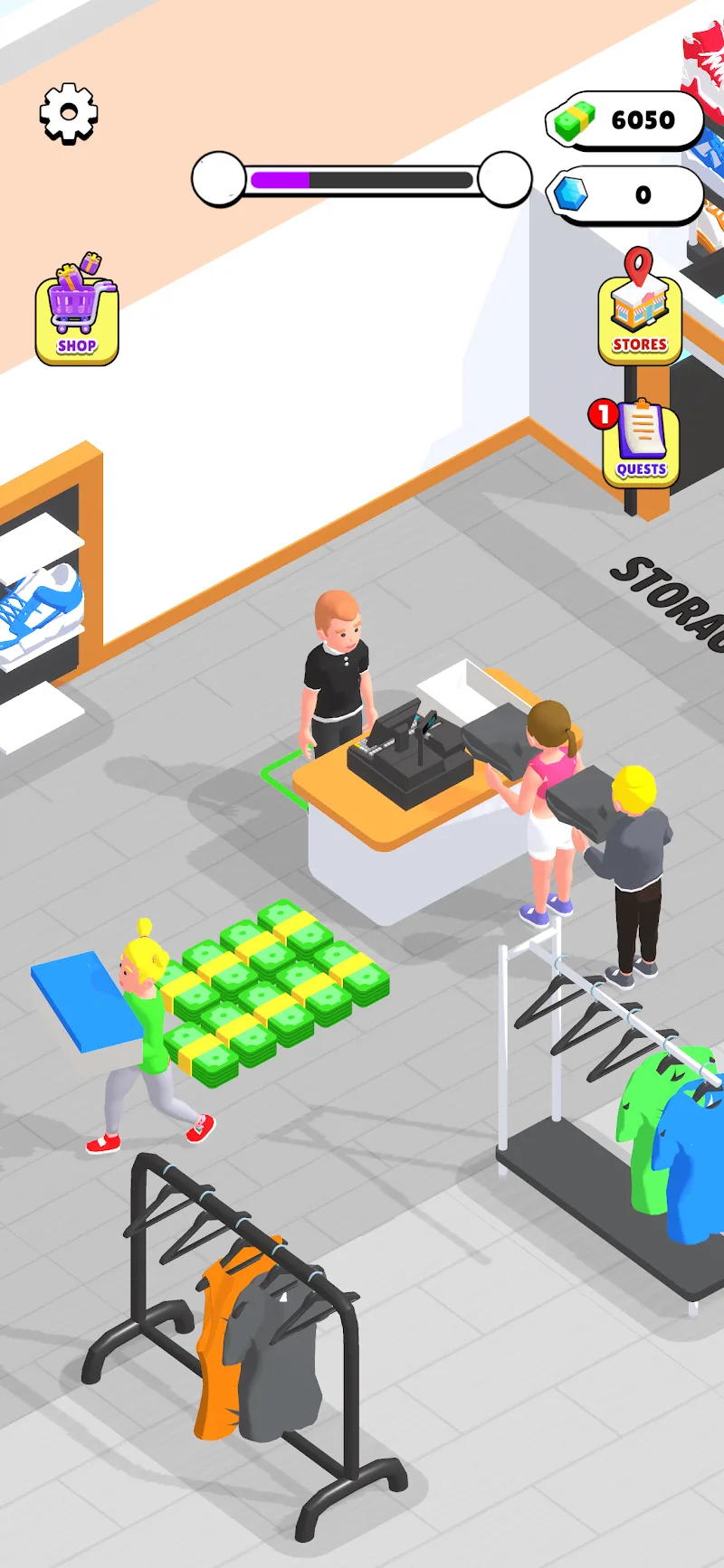 Outlets Rush in-game screenshot 3