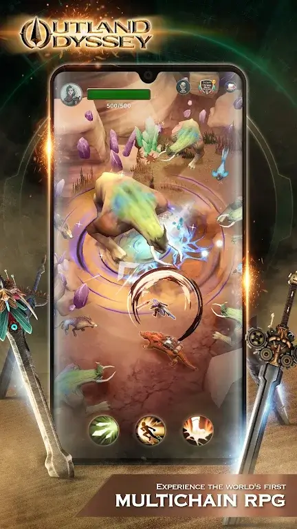 Captura de pantalla 3 de Outland Odyssey: Action RPG