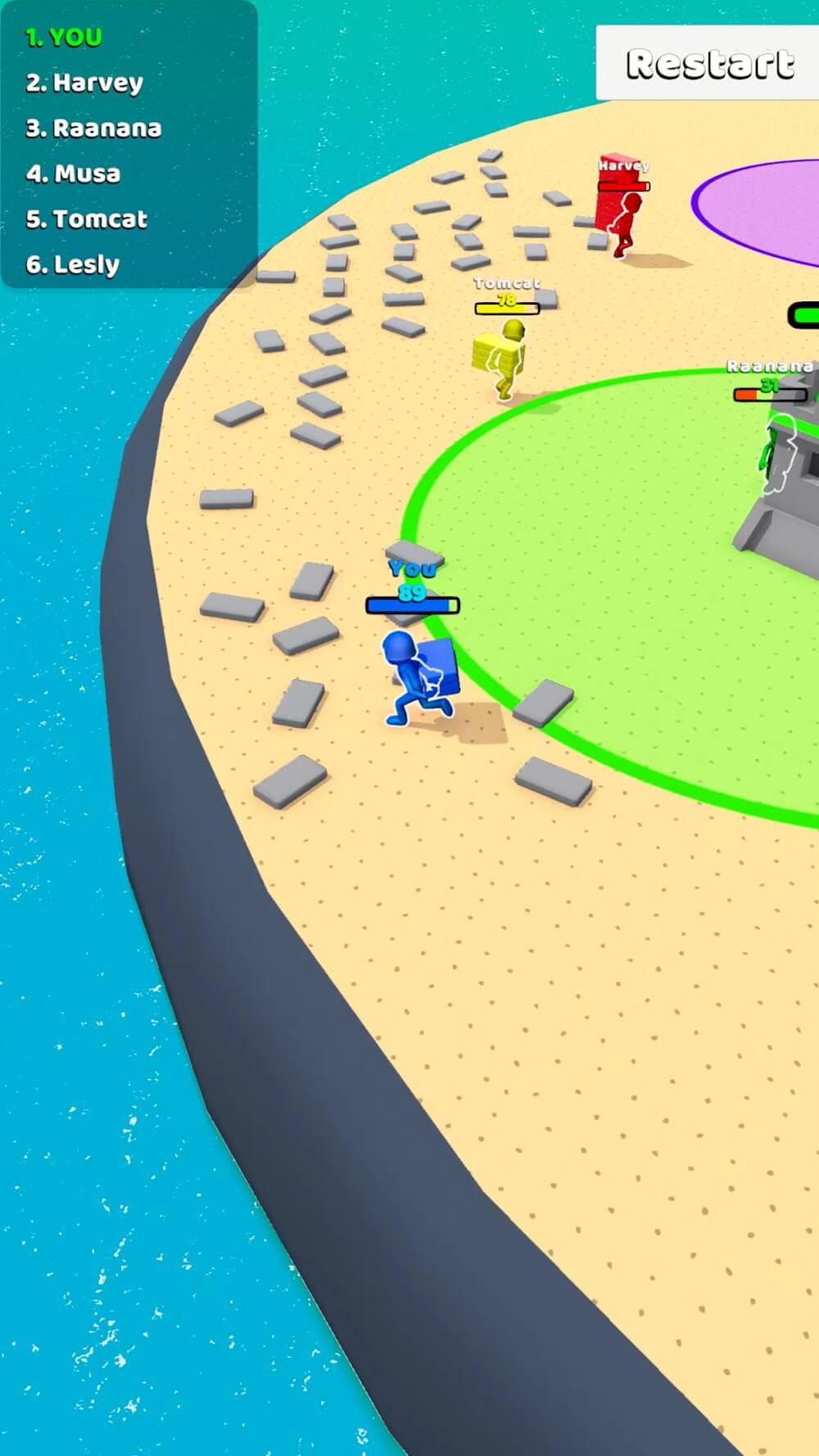 Captura de pantalla del juego Outdo.io 3D 6