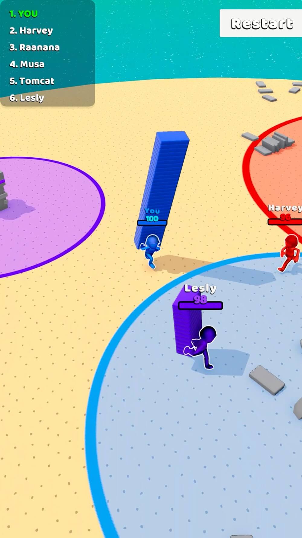 Captura de pantalla del juego Outdo.io 3D 5