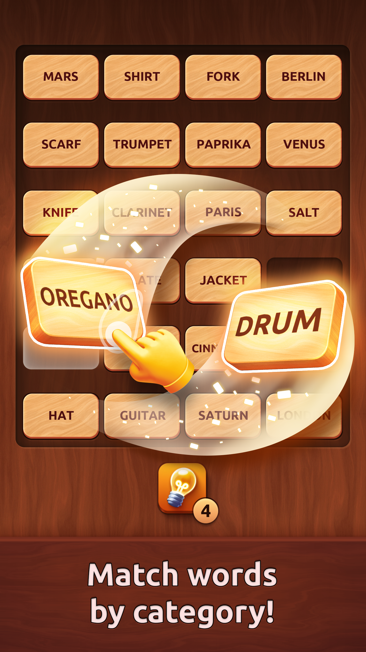 Preview gameplay Associations – Colorwood Game 5