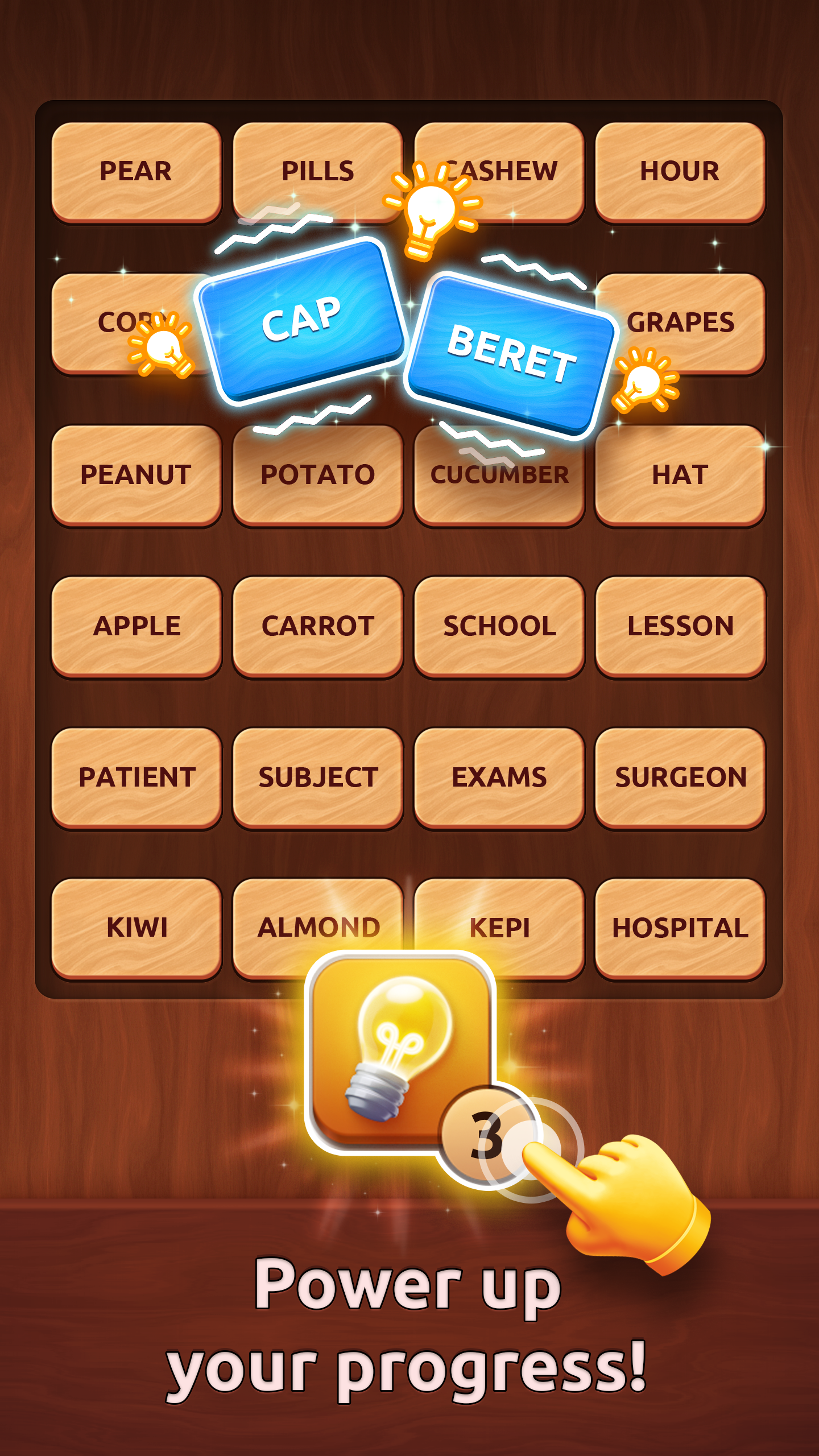 Preview gameplay Associations – Colorwood Game 3