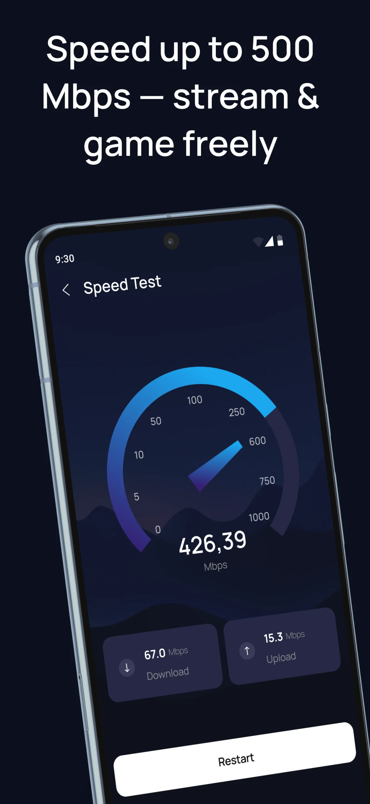 Vista previa de la app Blazar VPN: Super Fast Connect 1