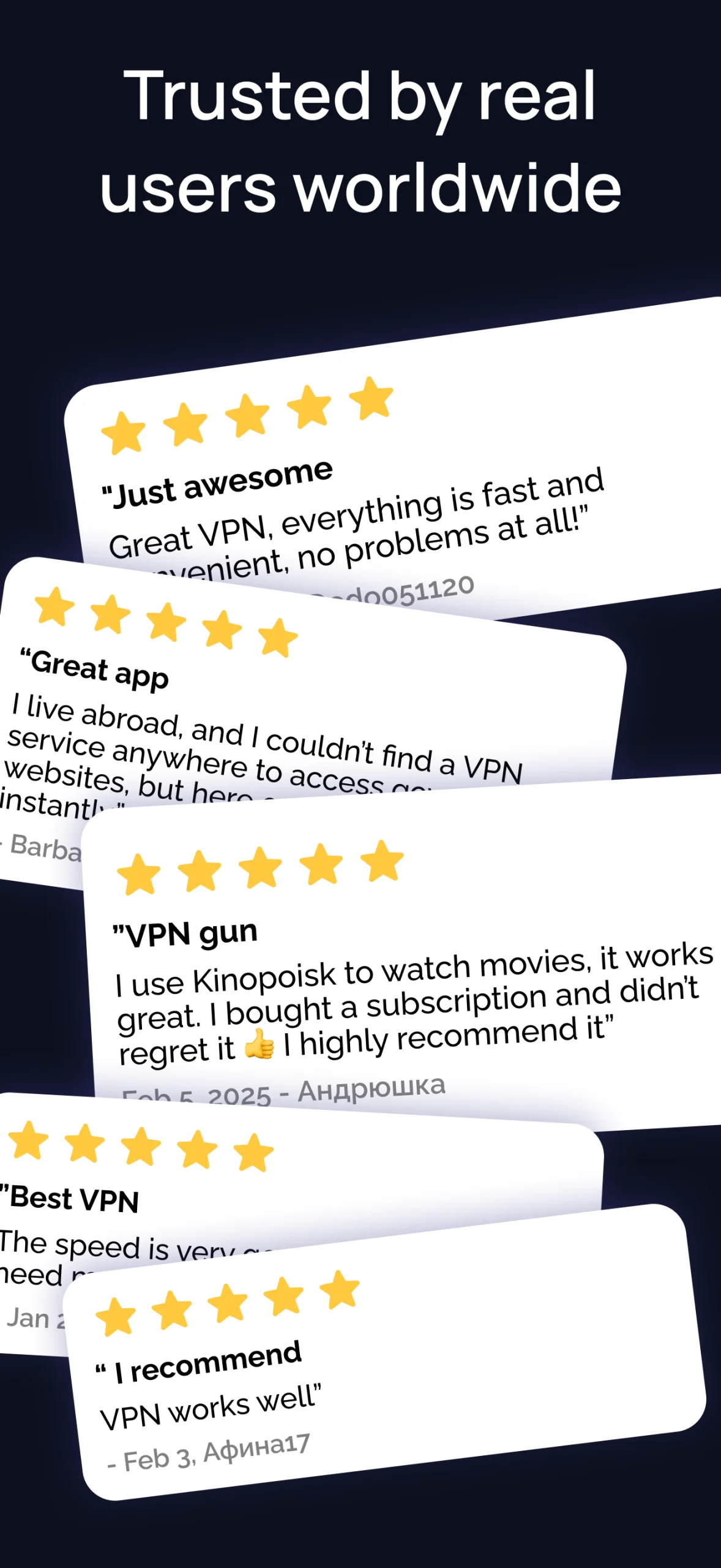 Vista previa de la app Blazar VPN: Super Fast Connect 2