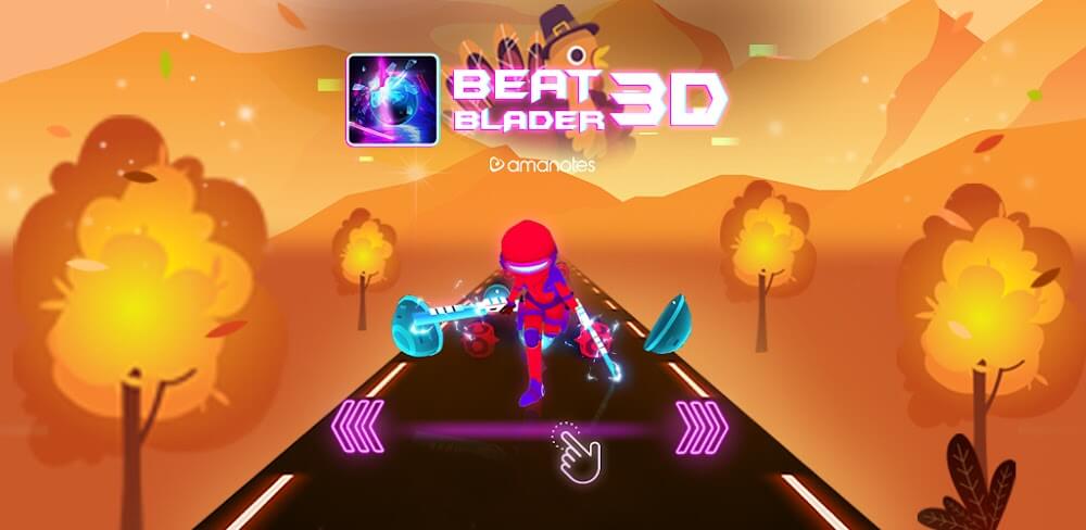 Tangkapan layar Beat Blader 3D 1