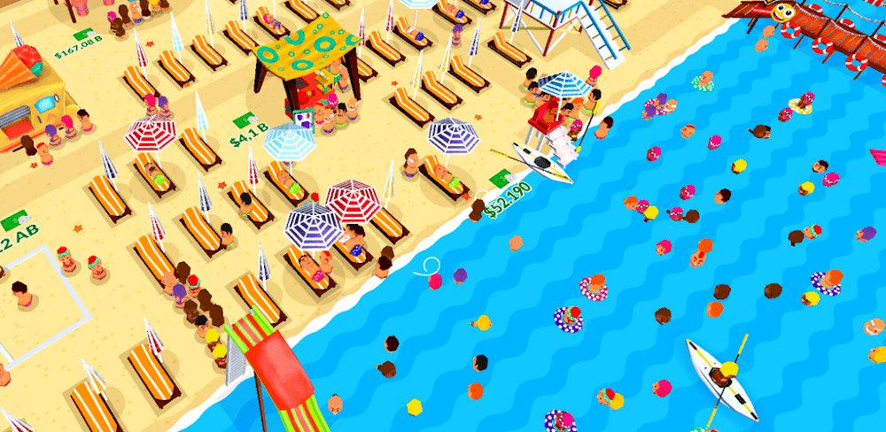 Captura de pantalla 1 de Beach Club Tycoon