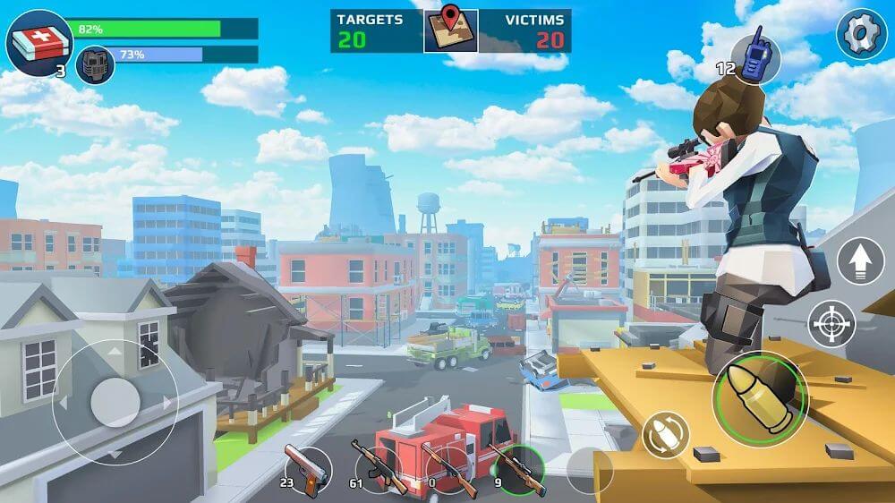 Captura de pantalla 3 de Battle Royale: FPS Shooter