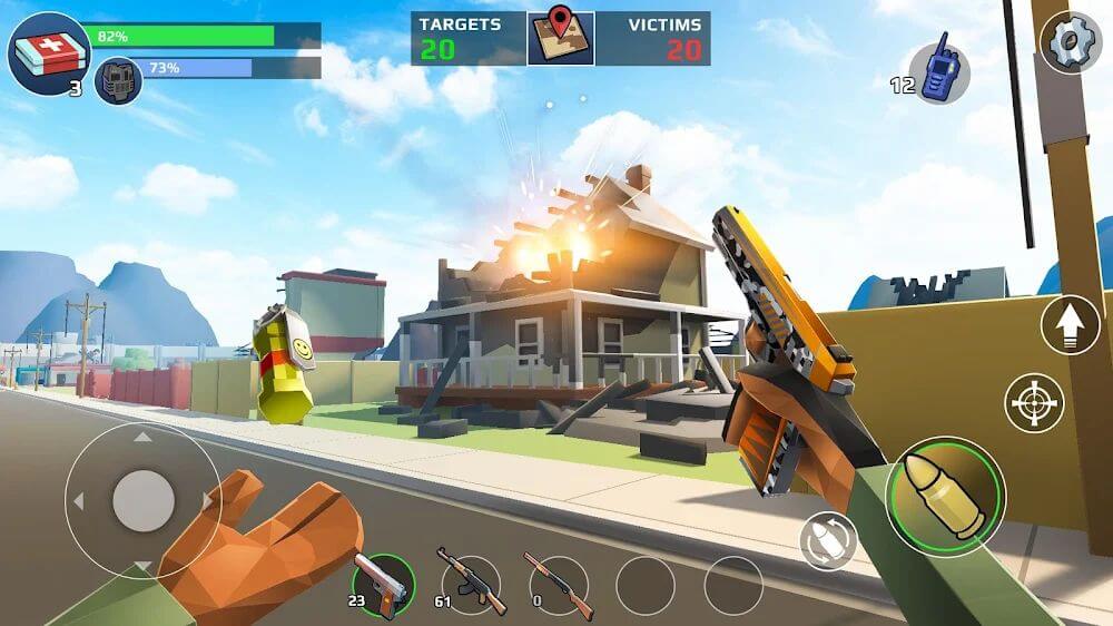 Captura de pantalla 5 de Battle Royale: FPS Shooter