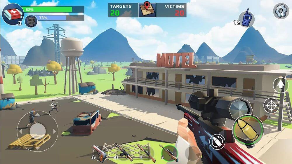 Captura de pantalla 2 de Battle Royale: FPS Shooter