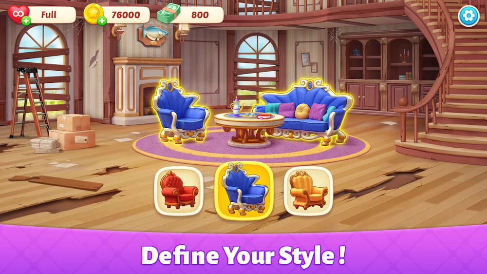 Captura de pantalla 2 de Baby Mansion - Home Makeover