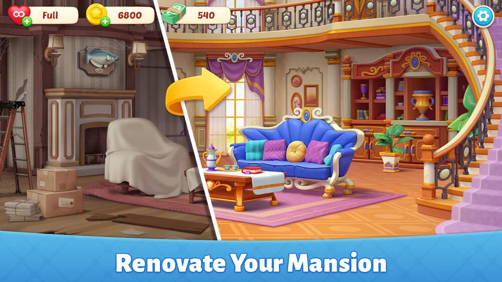 Captura de pantalla 3 de Baby Mansion - Home Makeover