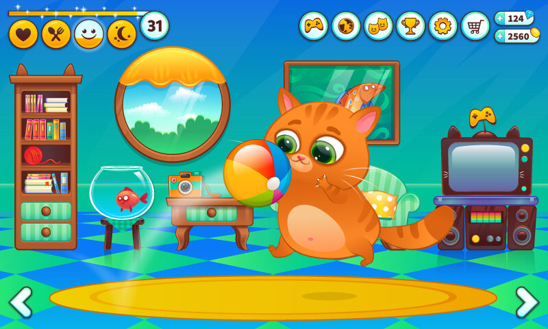Bubbu – Mi Gato Mascota Virtual captura de pantalla 4