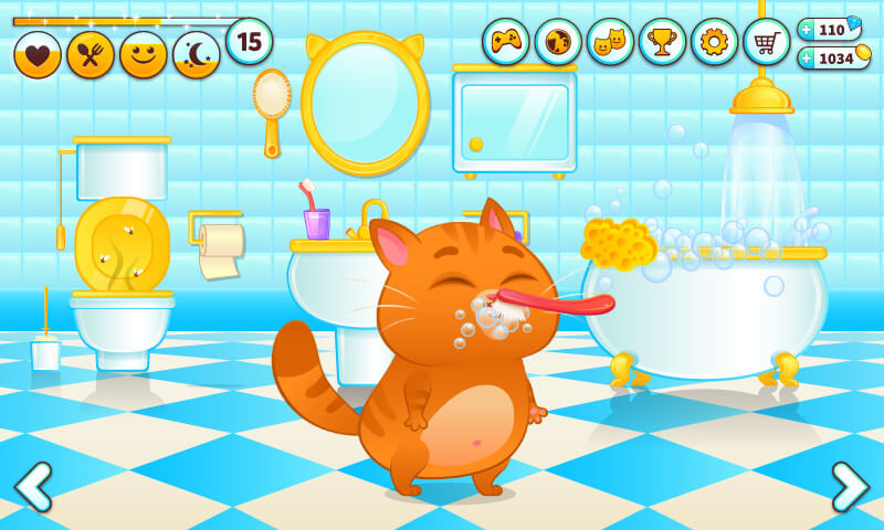 Bubbu – Mi Gato Mascota Virtual captura de pantalla 2