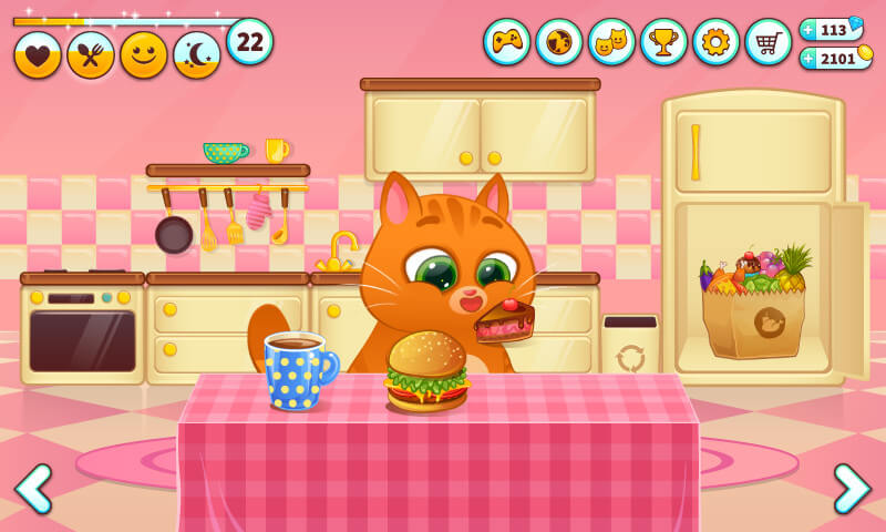 Bubbu – Mi Gato Mascota Virtual captura de pantalla 3