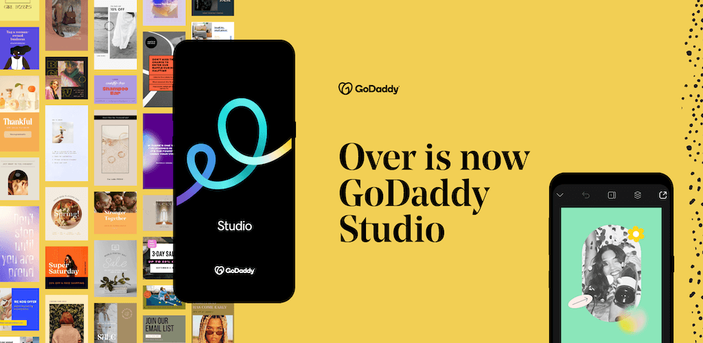 Captura de pantalla 1 de la app GoDaddy Studio