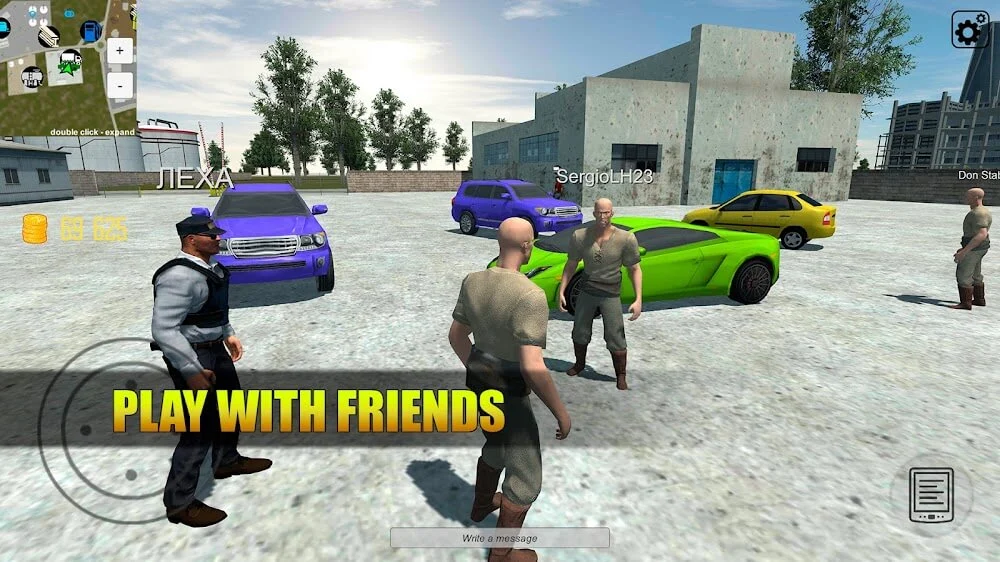 Tangkapan layar gameplay Open World MMO 2