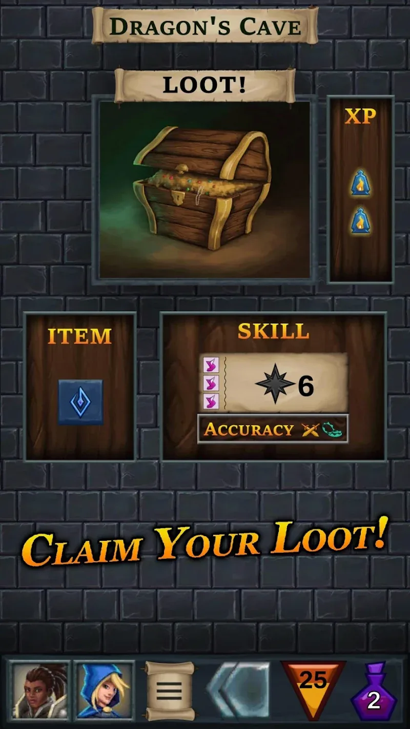 Tangkapan layar gameplay One Deck Dungeon 4