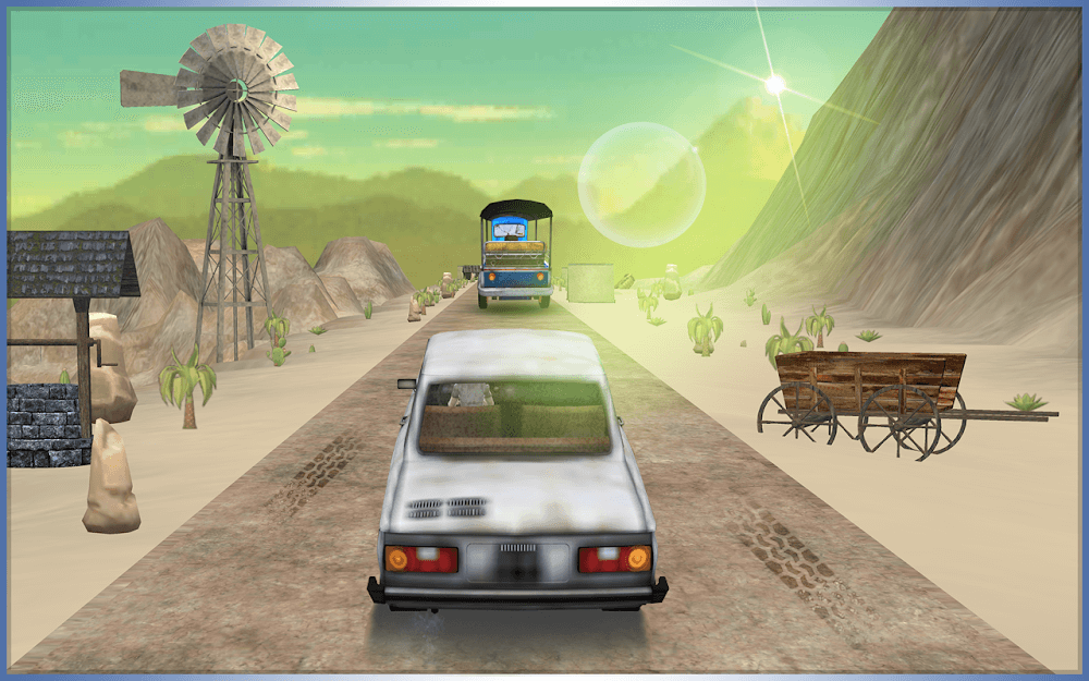 Old Classic Car Race Simulator gameplay preview 3