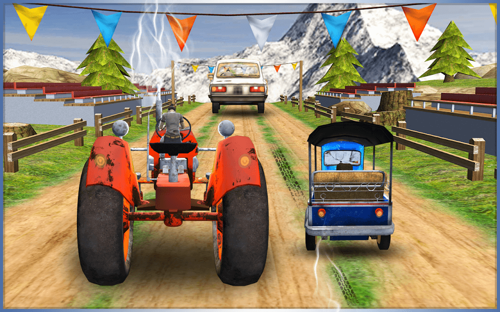 Old Classic Car Race Simulator gameplay preview 5