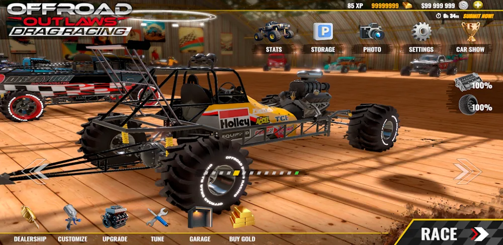 Tangkapan layar Offroad Outlaws Drag Racing 1