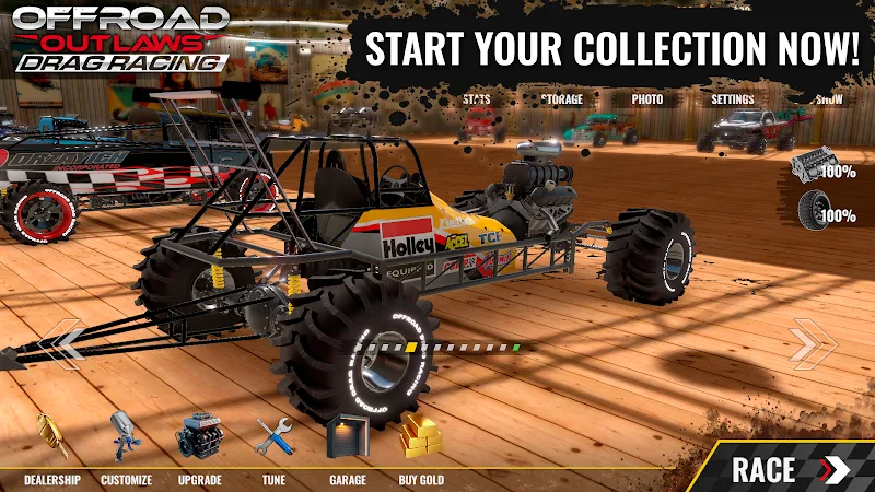 Tangkapan layar Offroad Outlaws Drag Racing 2
