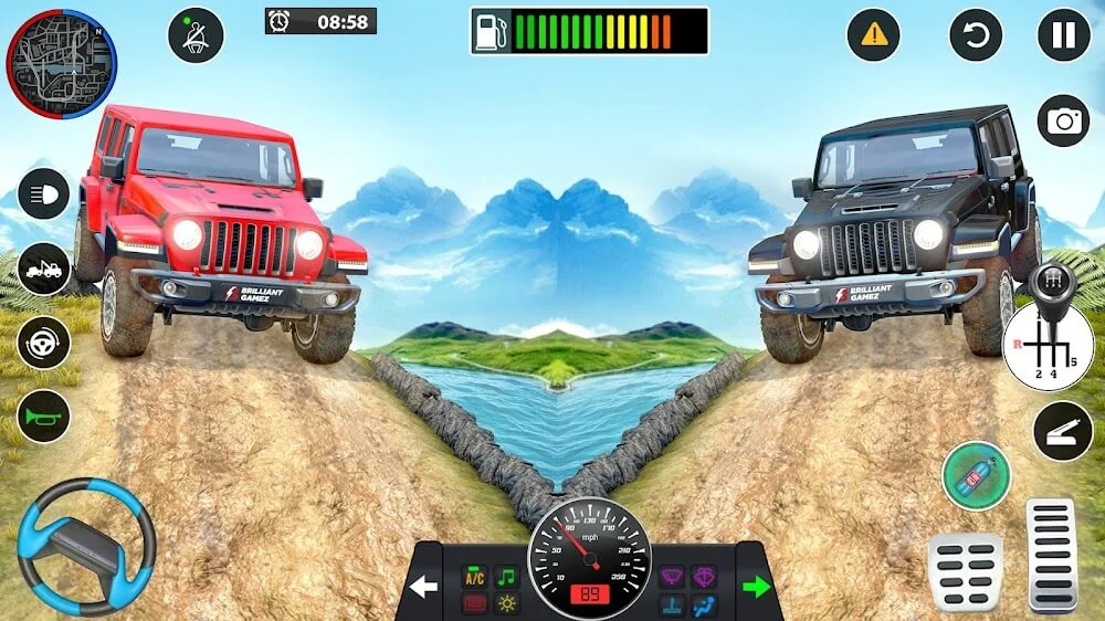 Captura de pantalla 3 de Offroad Jeep Driving Games 3D