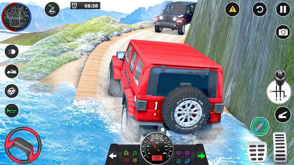Captura de pantalla 7 de Offroad Jeep Driving Games 3D