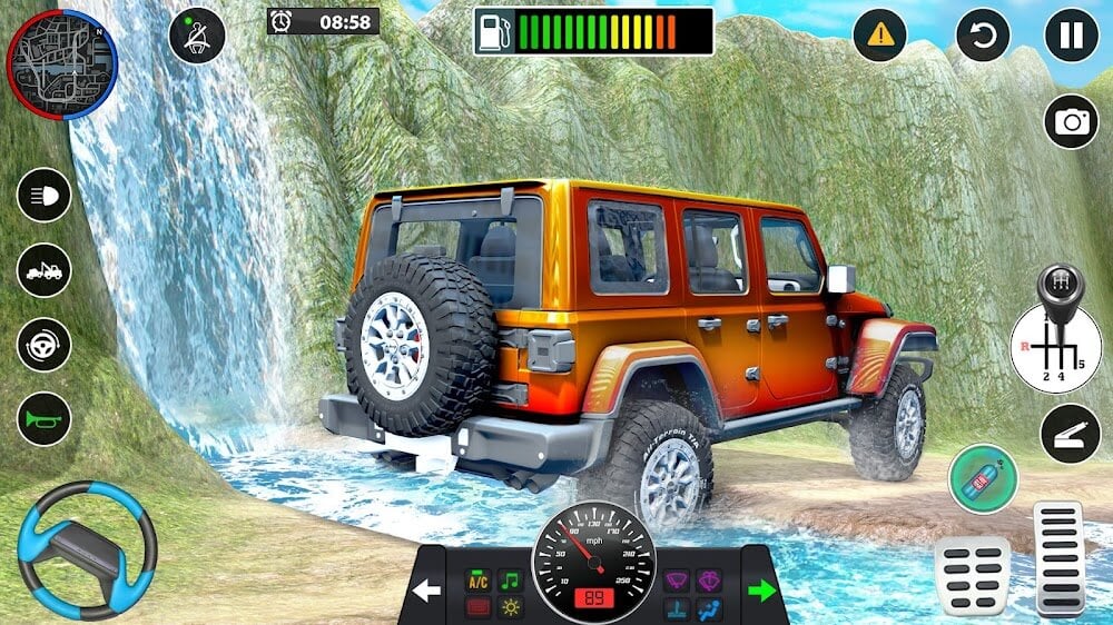 Captura de pantalla 4 de Offroad Jeep Driving Games 3D