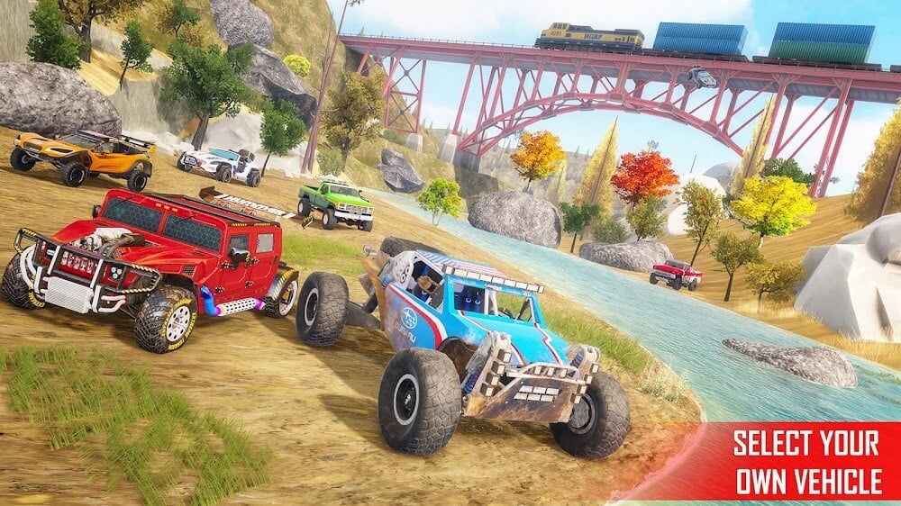 Captura de pantalla 6 de Offroad Jeep Driving Games 3D