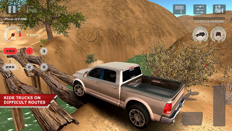 OffRoad Drive Desert gameplay screenshot 5