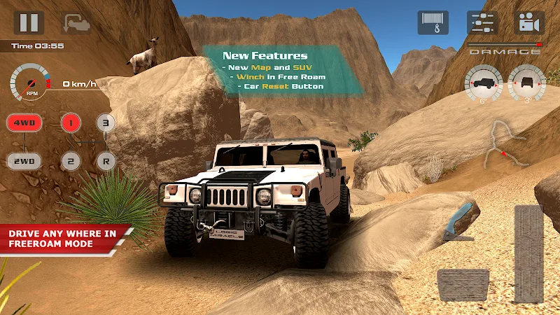 OffRoad Drive Desert gameplay screenshot 2