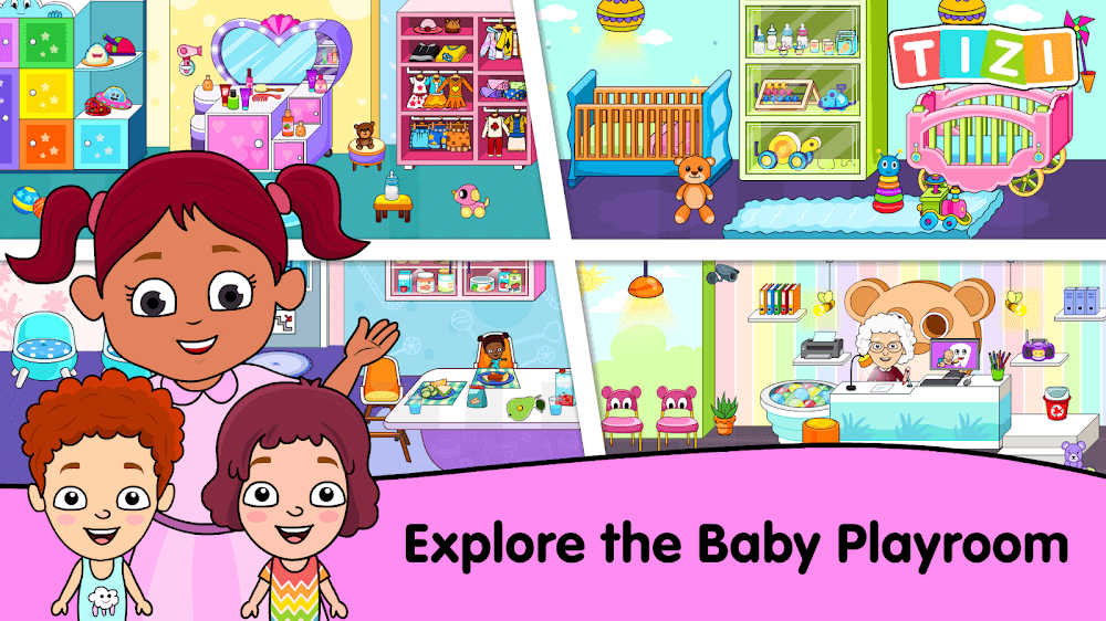 My Tizi Town Daycare Baby gameplay screenshot 2