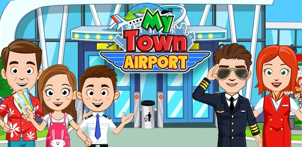 Captura de pantalla del gameplay de My Town Airport 1